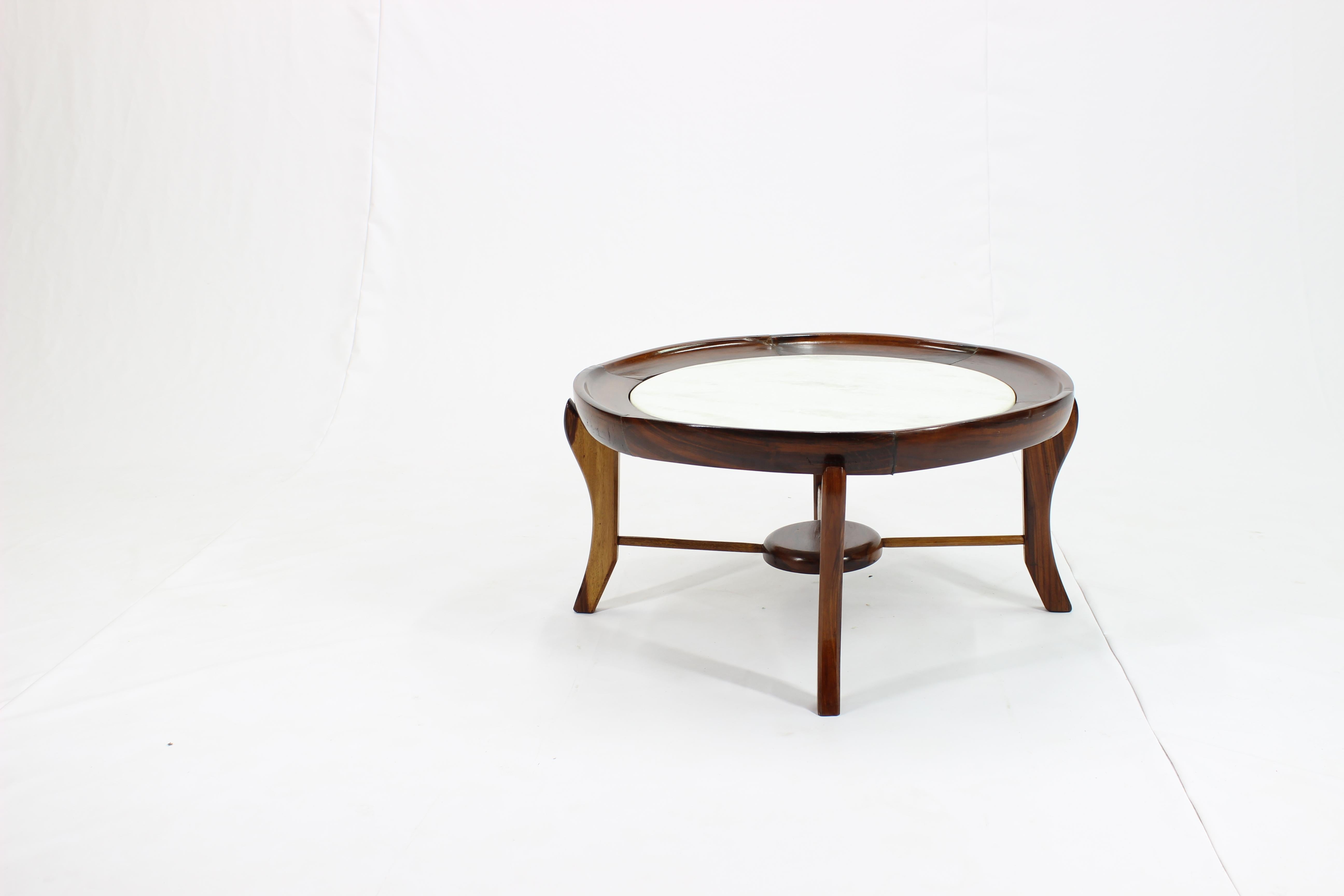 Brazilian Maracanã Coffee Table Attributed to Giuseppe Scapinelli For Sale