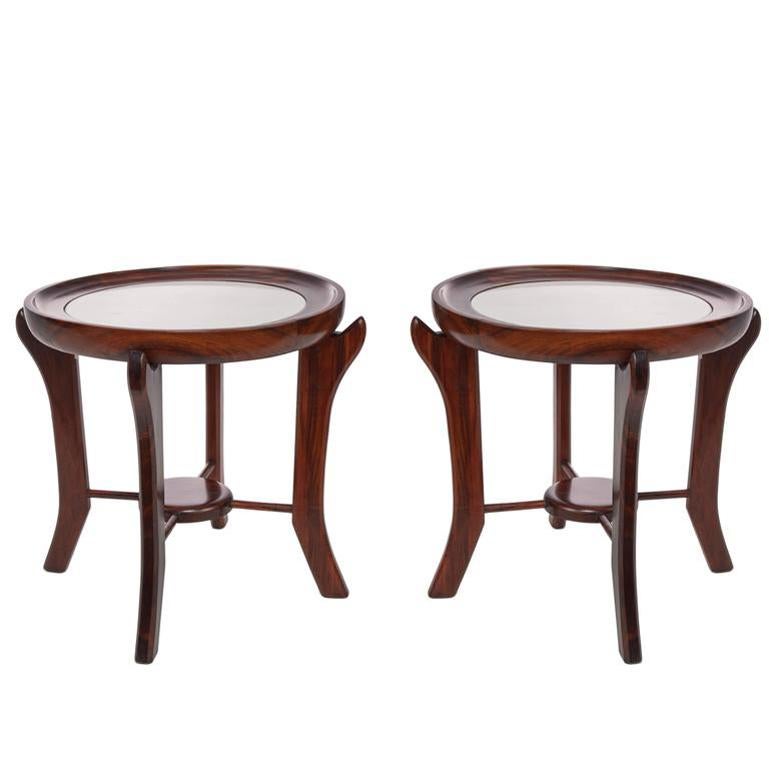 Brazilian 'Maracanã' Side Tables Attributed to Giuseppe Scapinelli