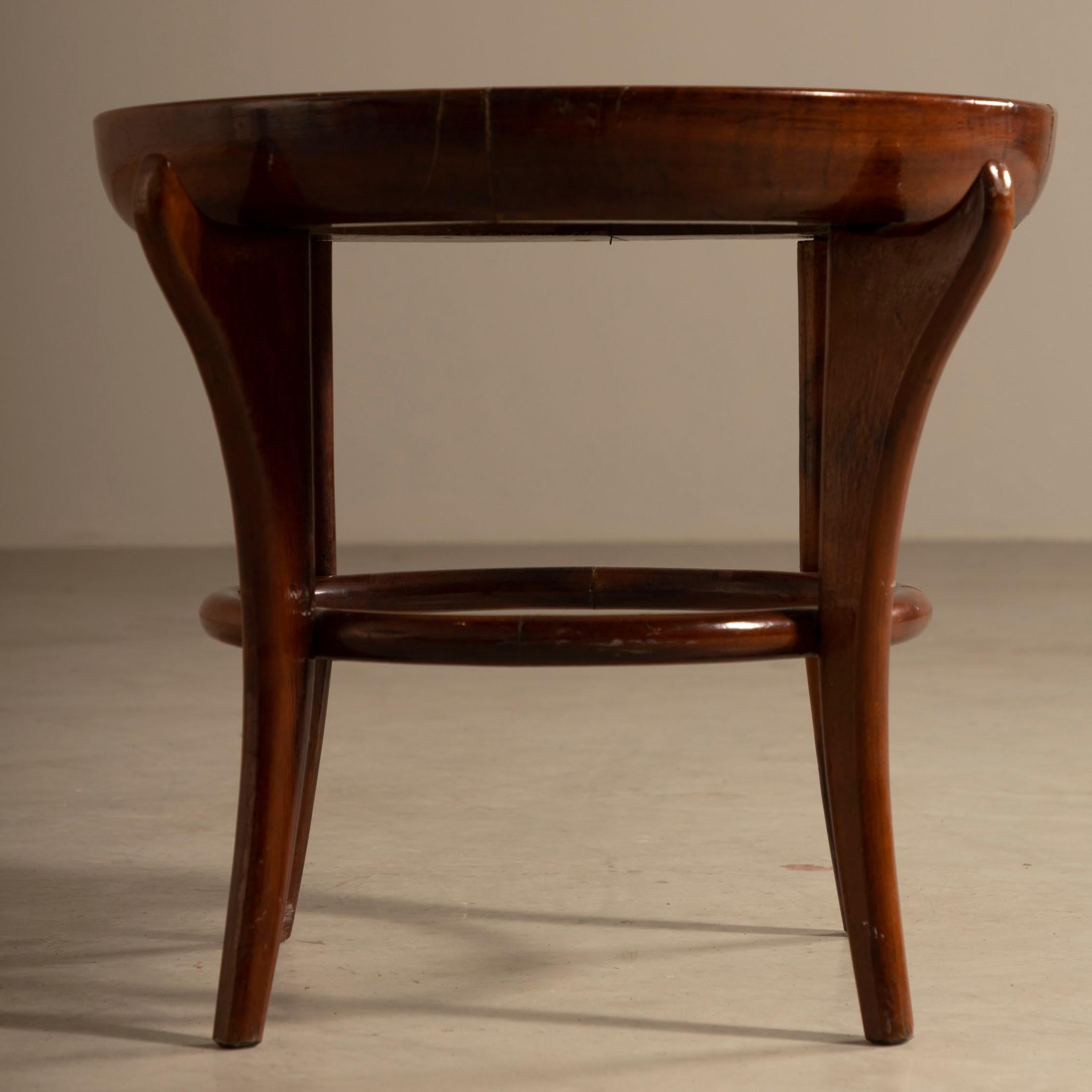 'Maracanã' Side Tables, by Giuseppe Scapinelli, Brazilian Mid-Century Modern In Good Condition For Sale In Sao Paulo, SP