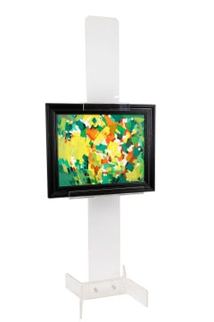 Marais International, Easel in Transparent Lucite, 1980s