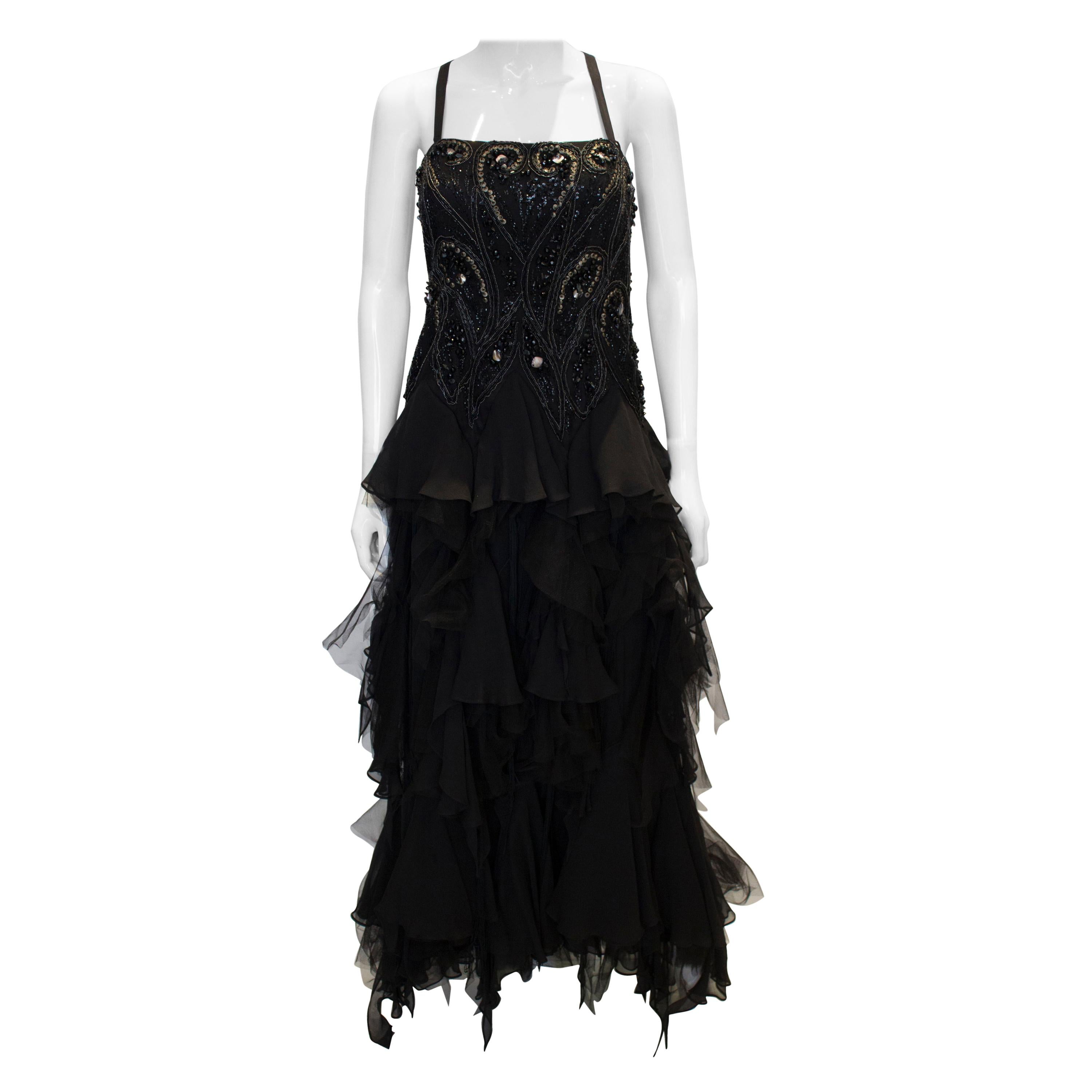 Maralane Gothic Evening Gown For Sale