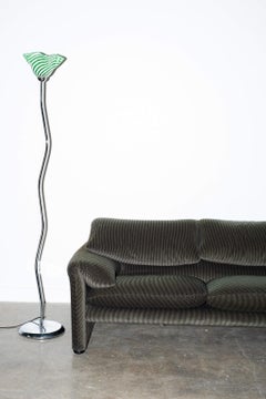 Maralunga 2-Seater Sofa in Original Velvet by Vico Magistretti for Cassina