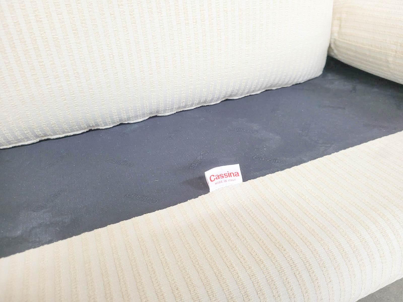 Textile Maralunga 3-Seater Sofa by Vico Magistretti for Cassina, 1990s