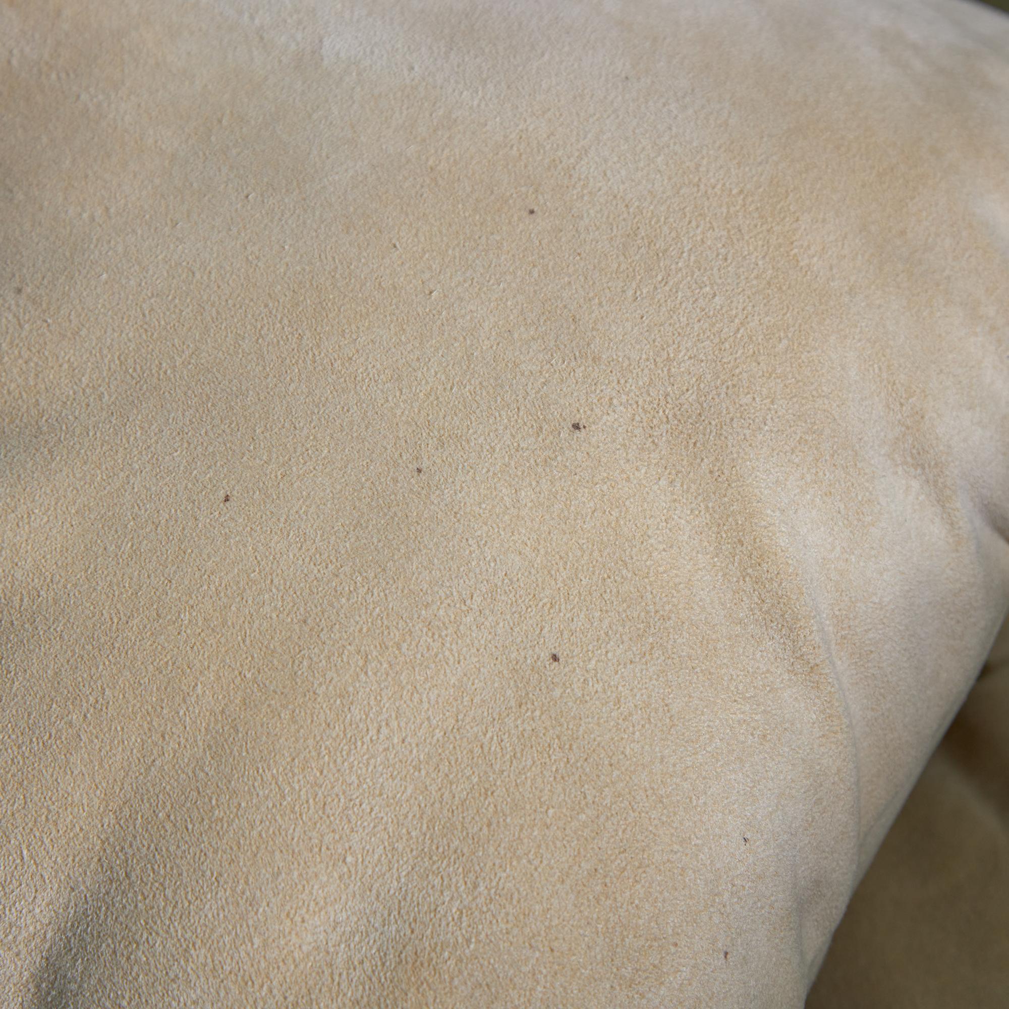 Suede Maralunga 675 Armchair by Vico Magistretti for Cassina, 1973