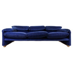 Maralunga di V.Magistretti per Cassina 2 Divani velluto originale  1970