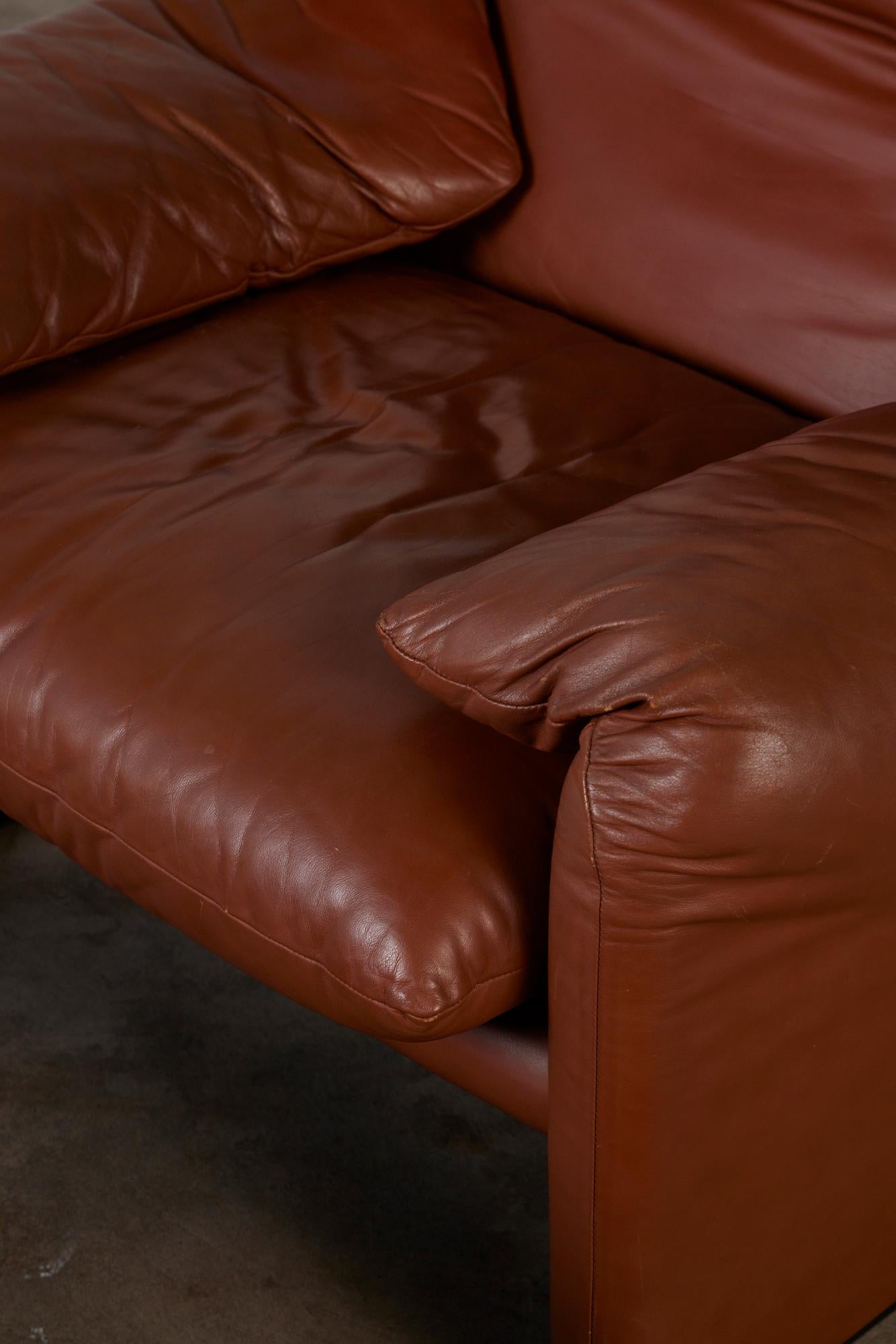 Maralunga Lounge Chair and Ottoman by Vico Magistretti for Cassina 2