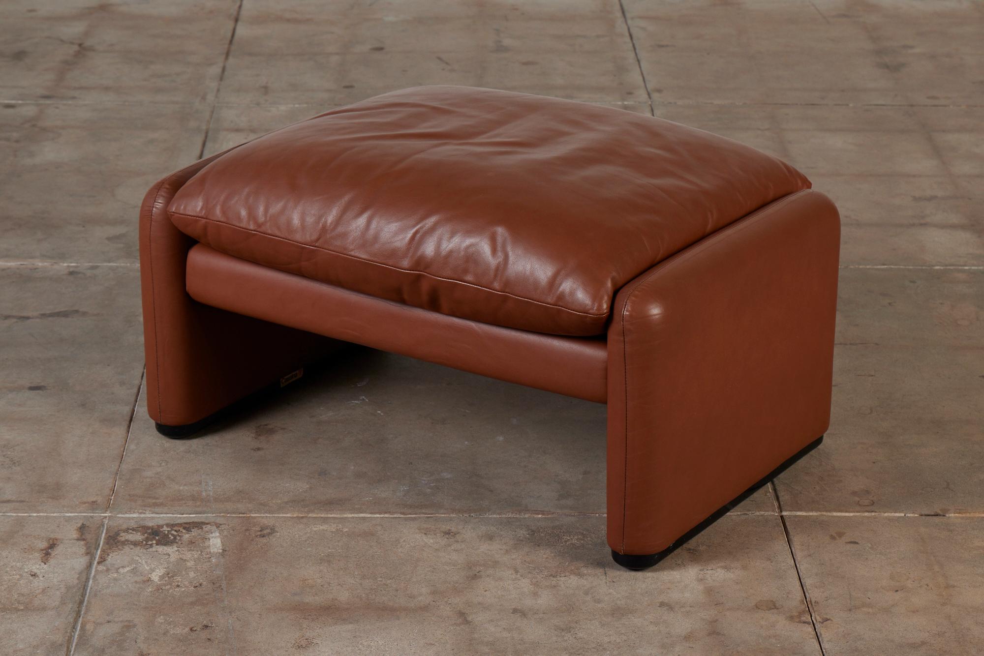Maralunga Lounge Chair and Ottoman by Vico Magistretti for Cassina 1