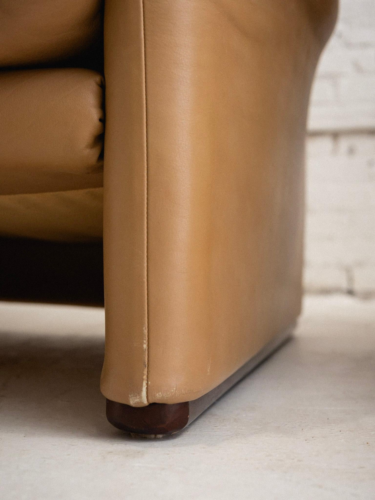 Maralunga Lounge Chair in Leather by Vico Magistretti for Cassina 10