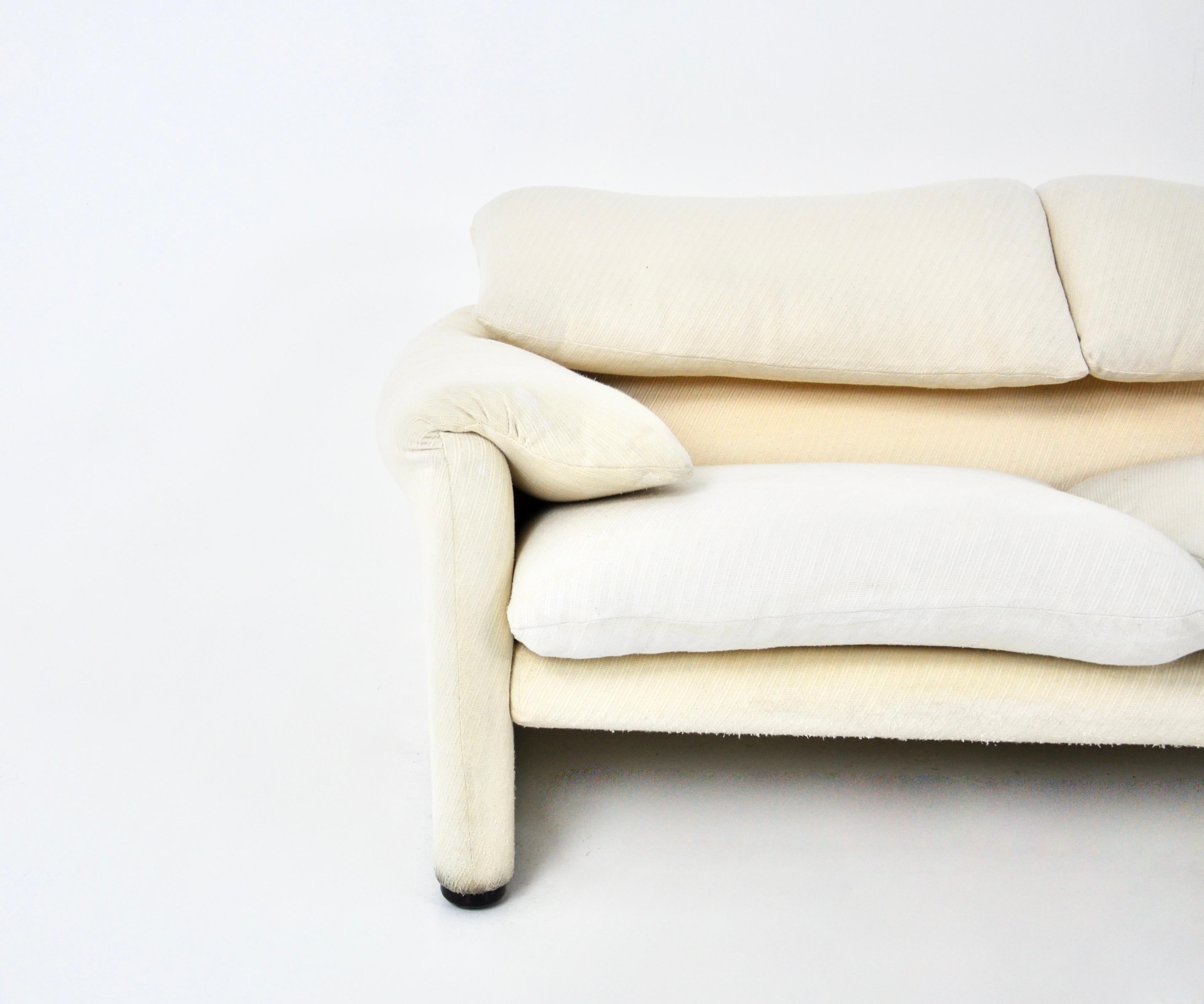 Sofá Maralunga de Vico Magistretti para Cassina, años 70 en venta 3