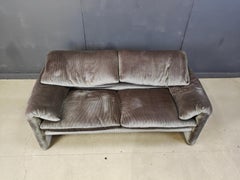 Canapé Maralunga de Vico Magistretti pour Cassina, 1970