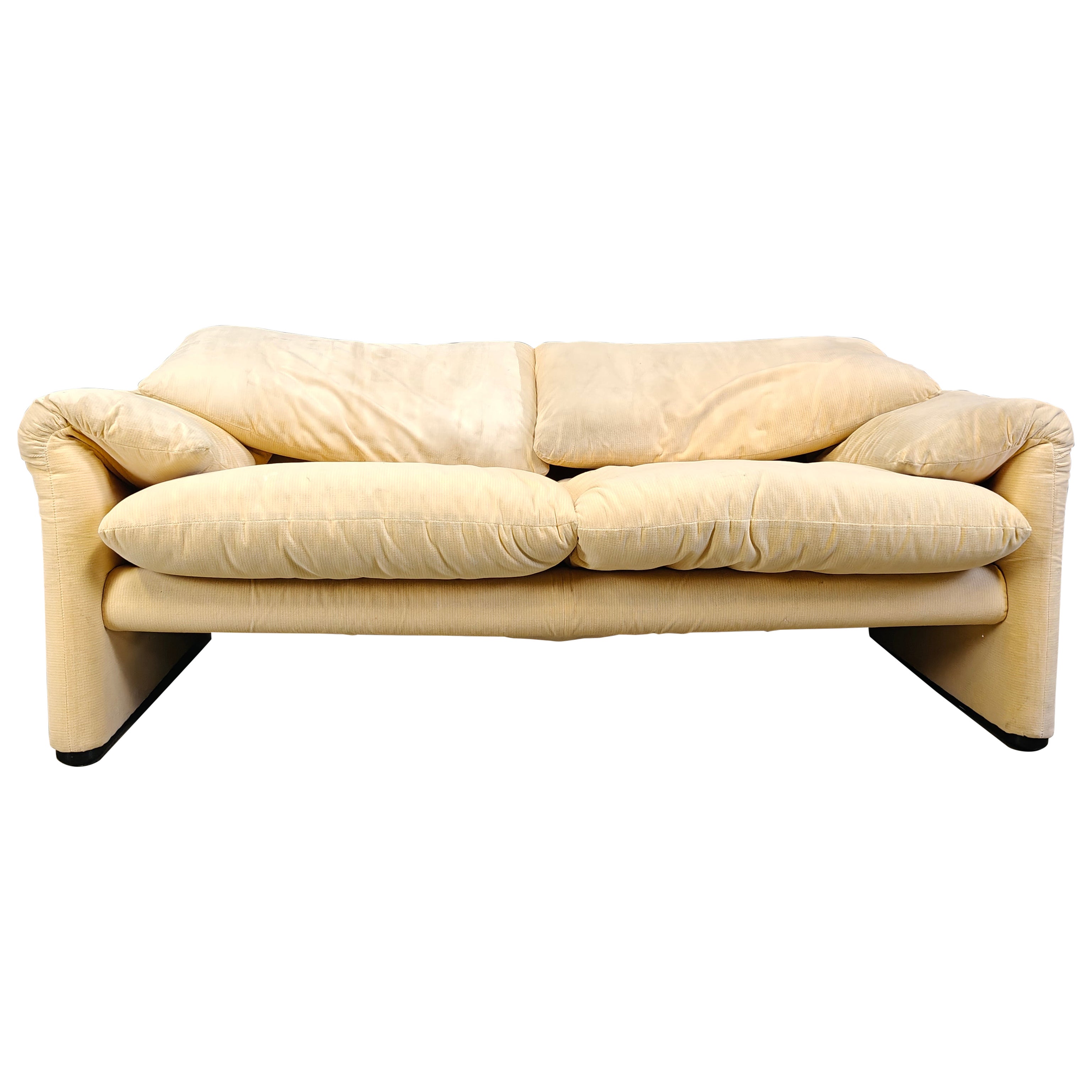 Maralunga sofa by Vico Magistretti for Cassina, 1970s im Angebot