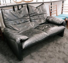 Canapé "Maralunga" de Vico Magistretti pour Cassina, Italie, 1970