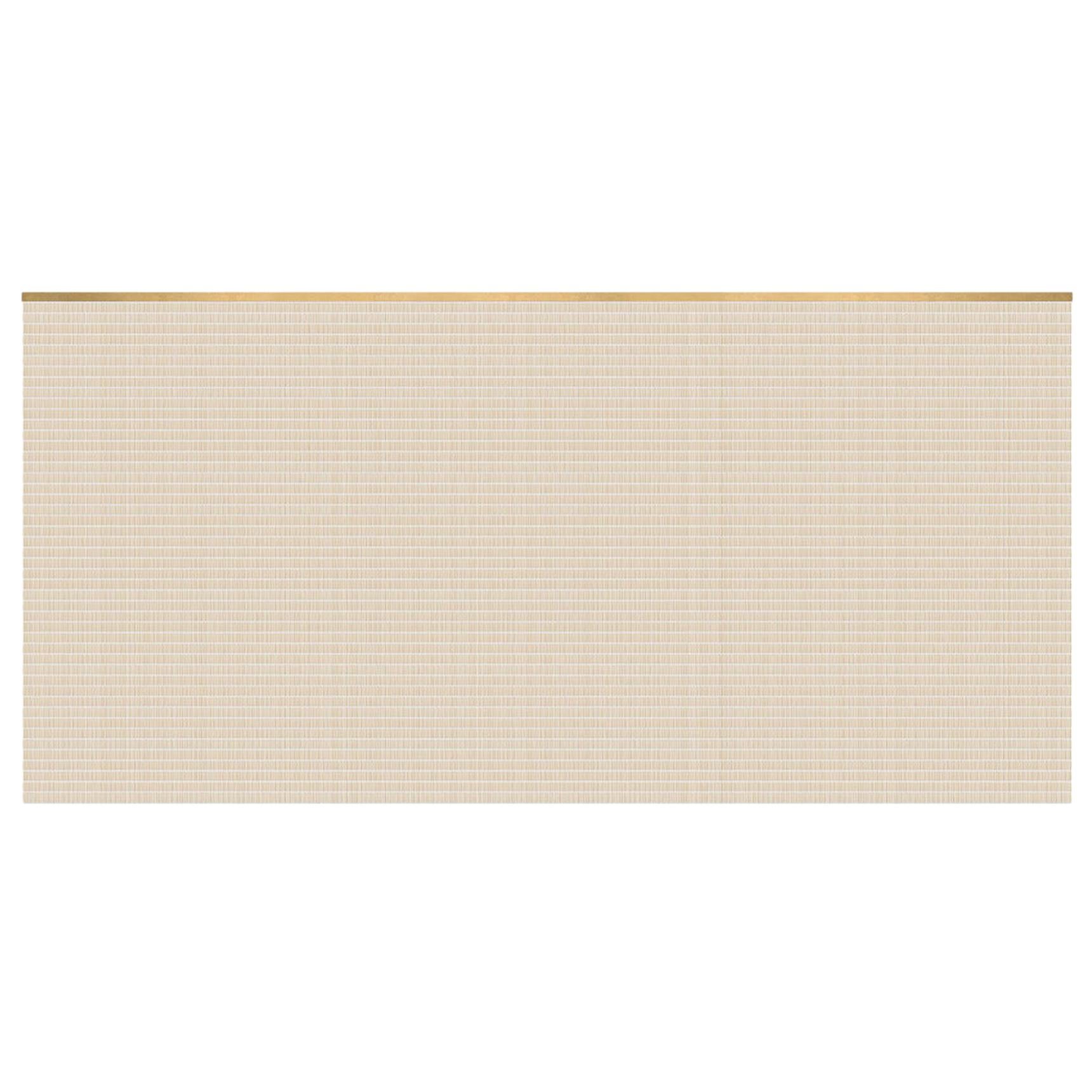 "Marantò" Metal Room Divider 6x3, Brass For Sale