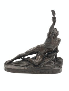 Sculpture Marathon en bronze de F. Barbedienne, France, 19ème siècle