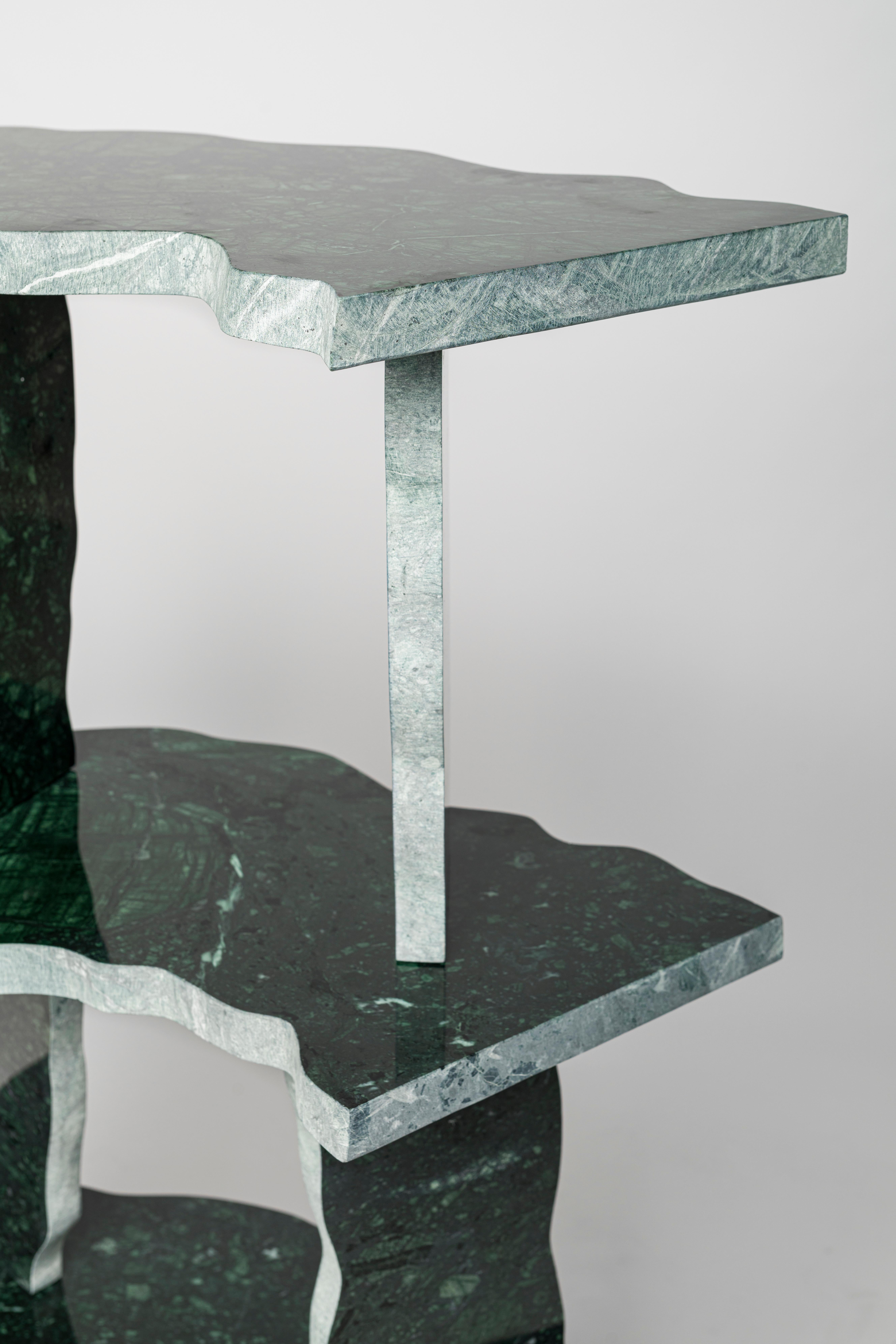 Hand-Crafted Marbelicious, contemporary collectible bookcase in Guatemala marble handmade ITA For Sale