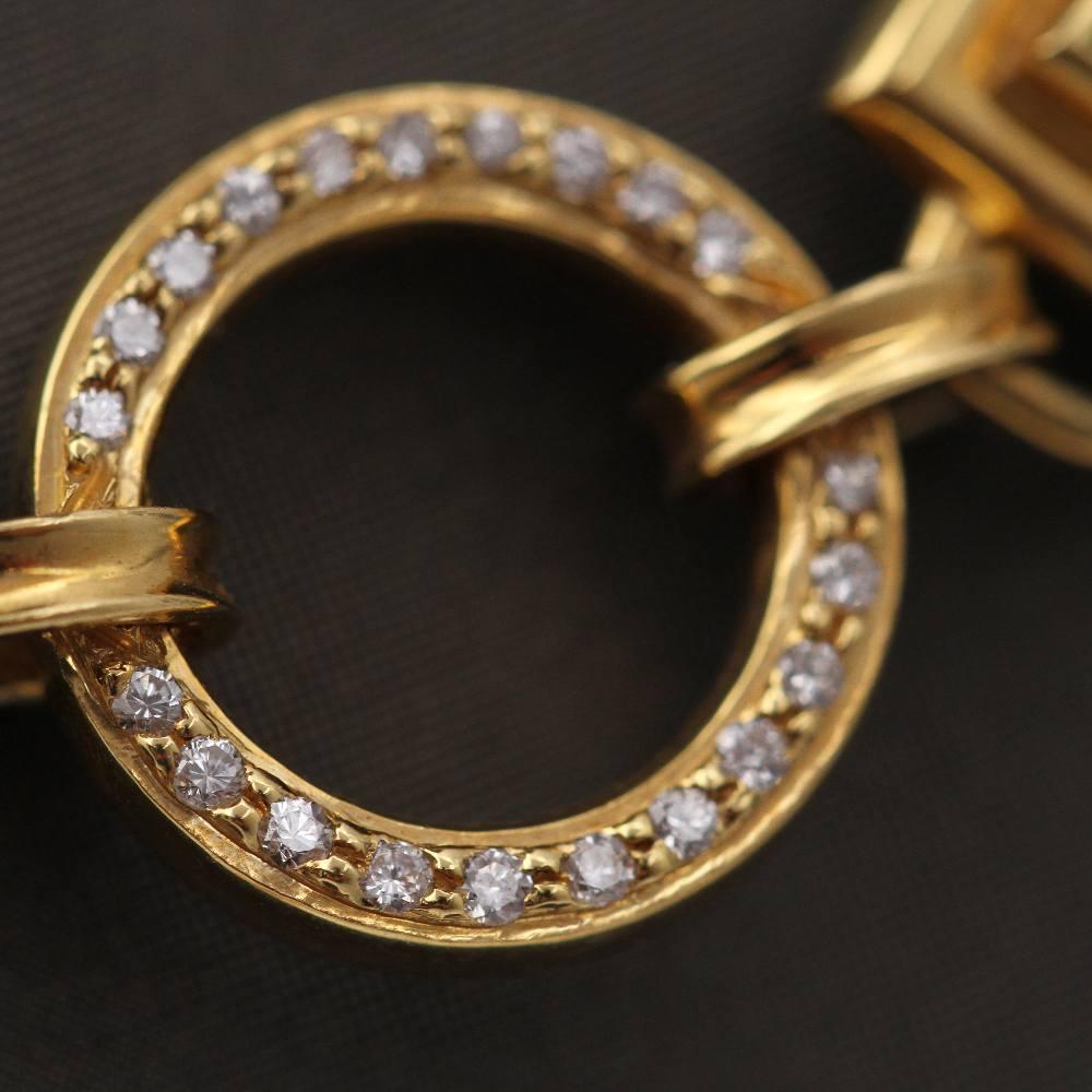 MARBELLA Halskette aus Gold und Diamanten. Damen im Angebot