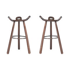 Marbella Sergio Rodrigues Bar Stools Spain 1970s