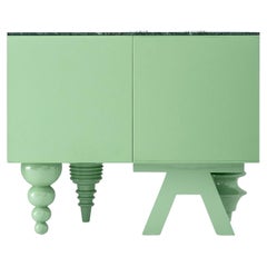 Marble 1 Meter Multileg Cabinet by Jaime Hayon