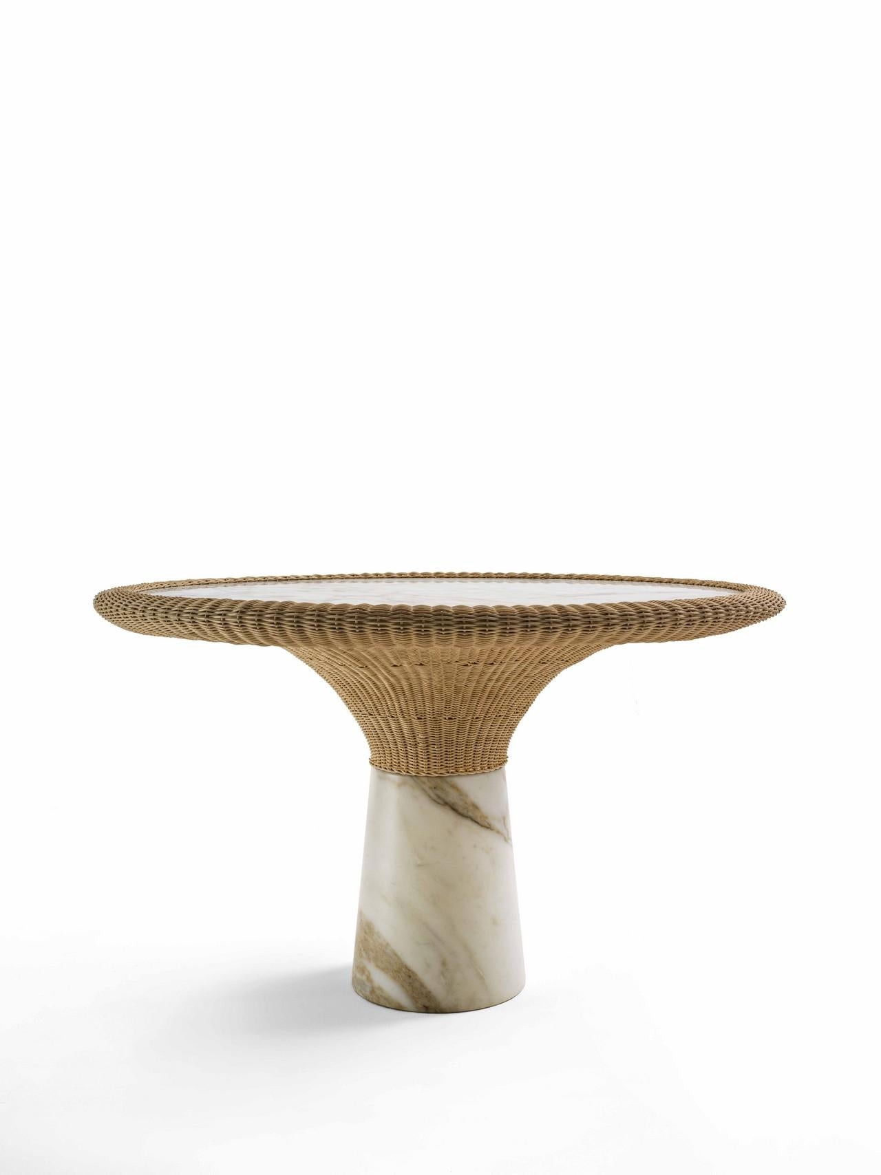Moderne Table de salle à manger Amazonas en marbre, Giorgio Bonaguro en vente