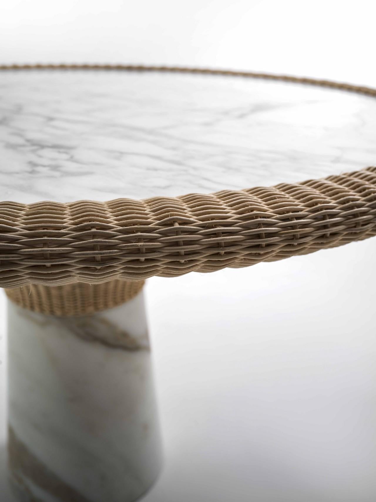 italien Table de salle à manger Amazonas en marbre, Giorgio Bonaguro en vente