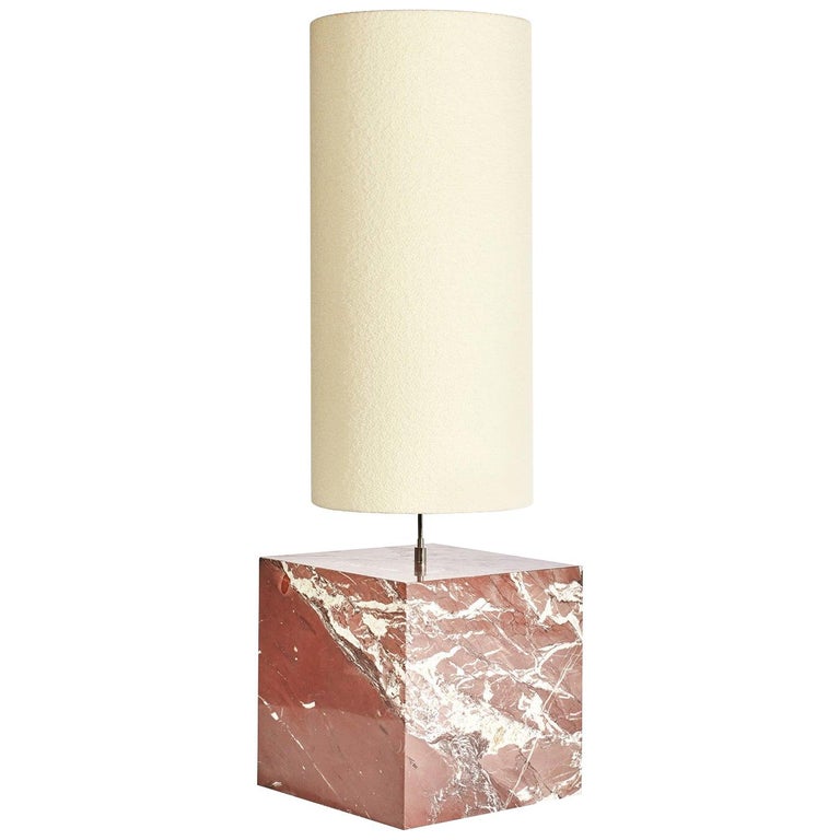 Marble And Boucle Coexist Floor Lamp By, Floor Lamps Wichita Ks