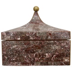 Marble and Brass Box