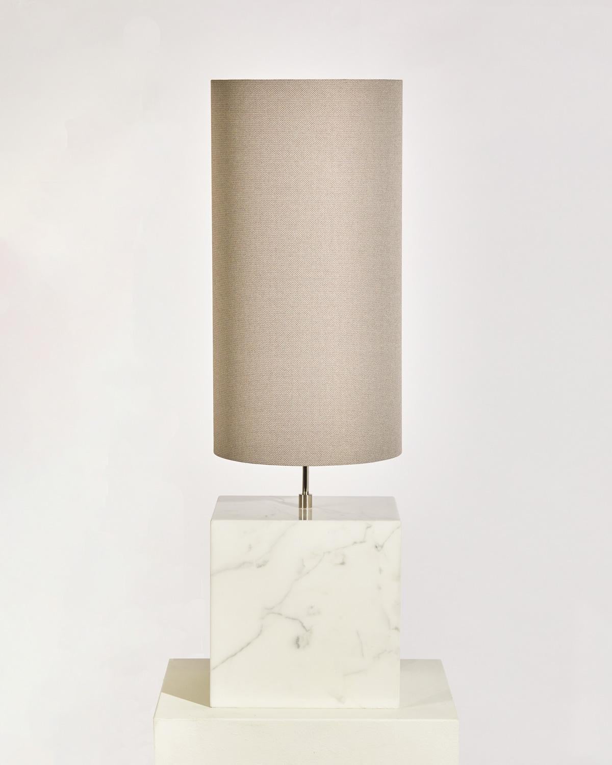 American Marble and Brass Coexist Table Lamp 'Large' by Slash Objects - Floor Sample For Sale