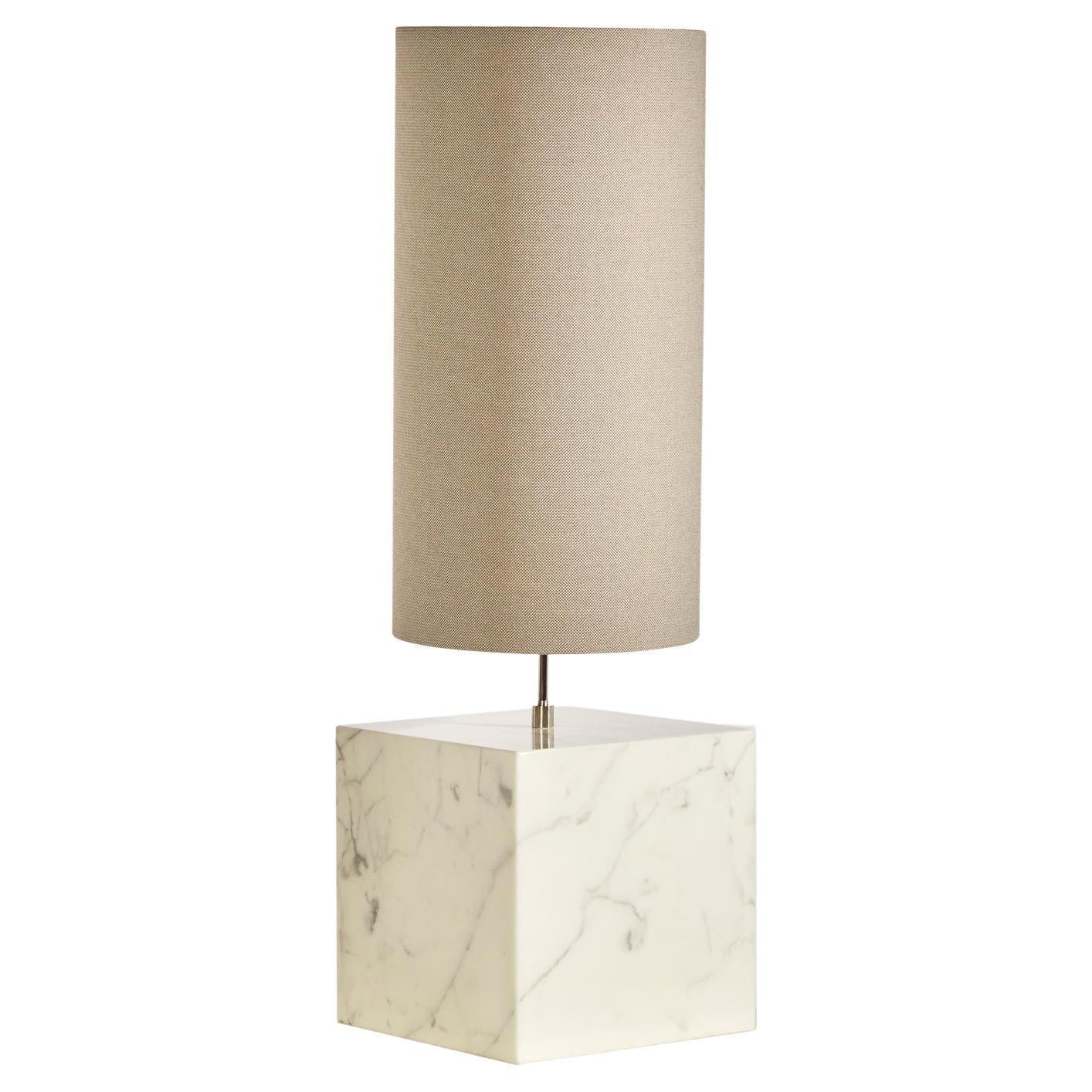 Marble and Brass Coexist Table Lamp 'Large' by Slash Objects - Floor Sample