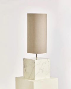 Marble and Brass Coexist Table Lamp 'Large' by Slash Objects - Floor Sample