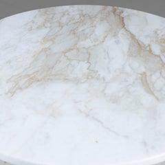 Mesa de centro de mármol y latón, Angelo Lelii, 1950