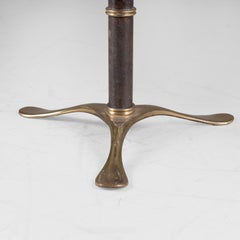 Glass and brass coffee table, Angelo Lelii, 1950