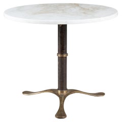 Marble and brass coffee table, Angelo Lelii, 1950