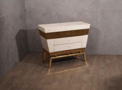 Marble and Brass Italian Chest of Drawers, 2016