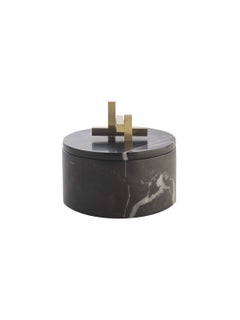 Marble and Brass Metropolis Box Round by Greg Natale
