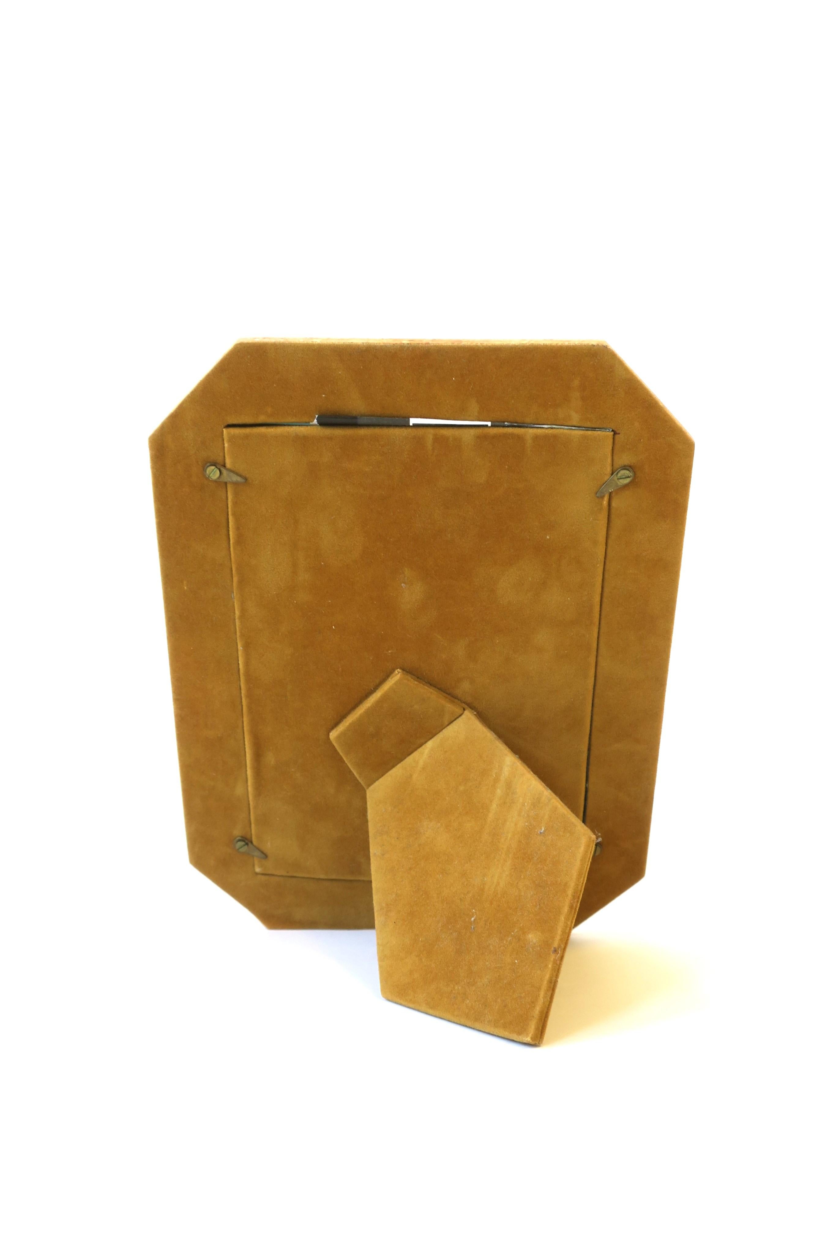 Marble and Brass Picture Frame by Designer Maitland Smith, circa 1980s For Sale 10