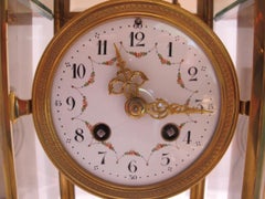 Marble and Bronze Clockset