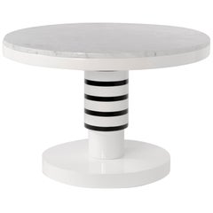 Marble and Ceramic Small Coffee Table by Eric Willemart