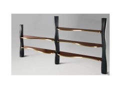 Marble And Ebony Natura Sculptural Library by Atelier Terrai