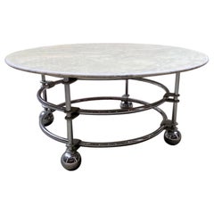 Used Marble and Glass Coffee Table North American Work, 1970