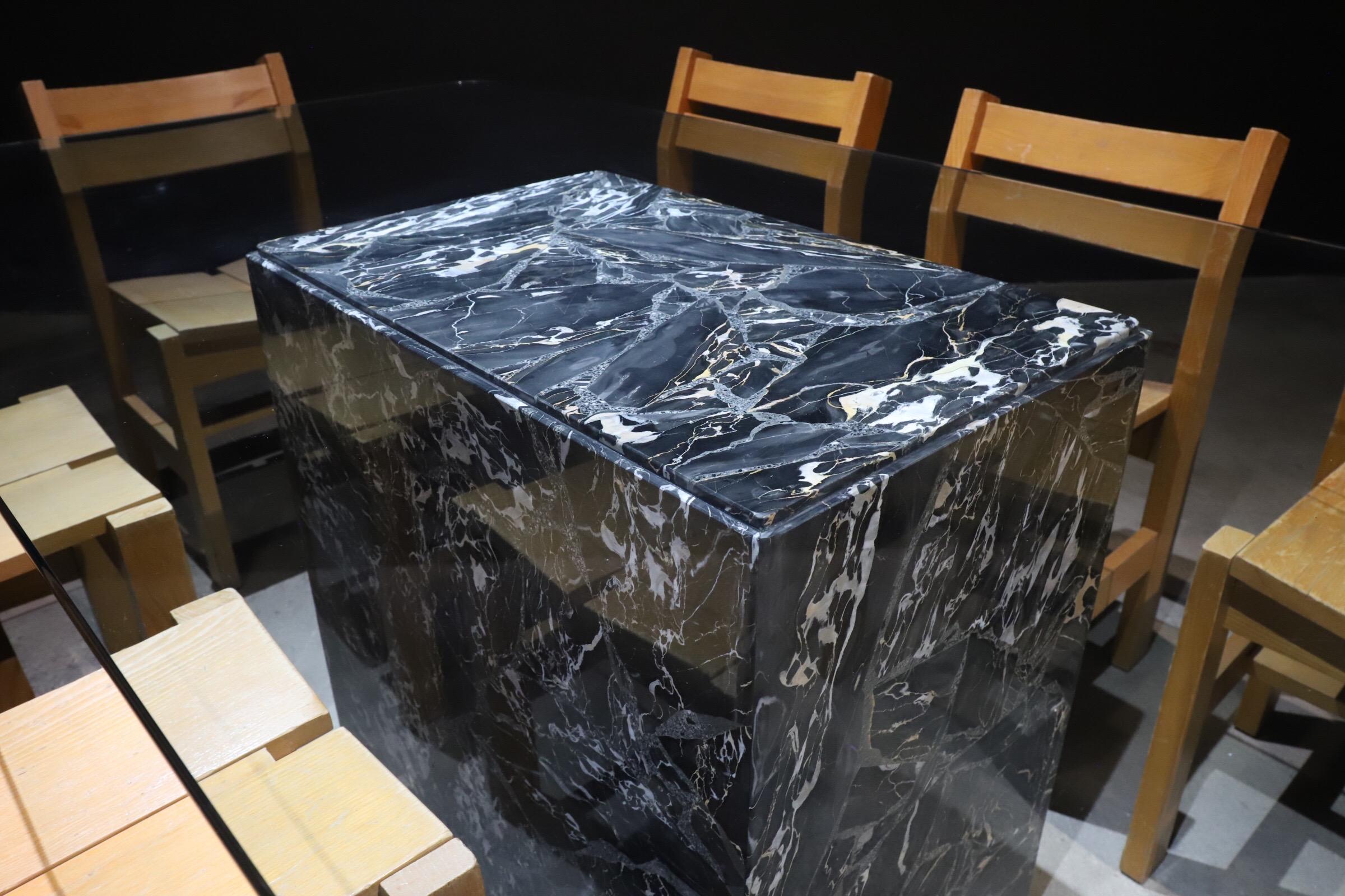 Marble and Glass Modern Conference Dining Table 10