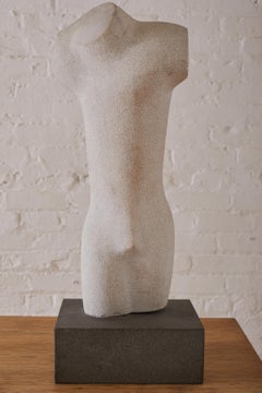 Marble and Granite Carving of Male Torso by Lawrence Glasson