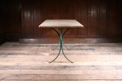 Marble and Iron Console Table