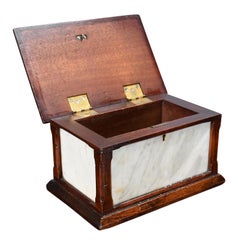 Marble and Mahogany Box