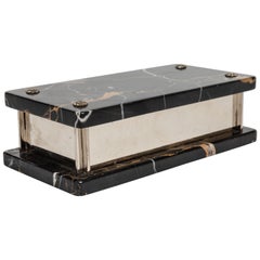 Retro Marble and Nickel Box