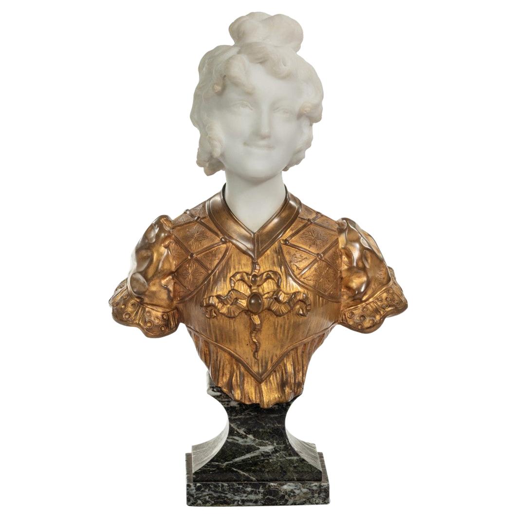 Busto in marmo e ormolu di Marionnet