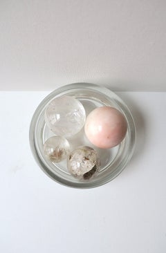 Marble and Rock Crystal Spheres