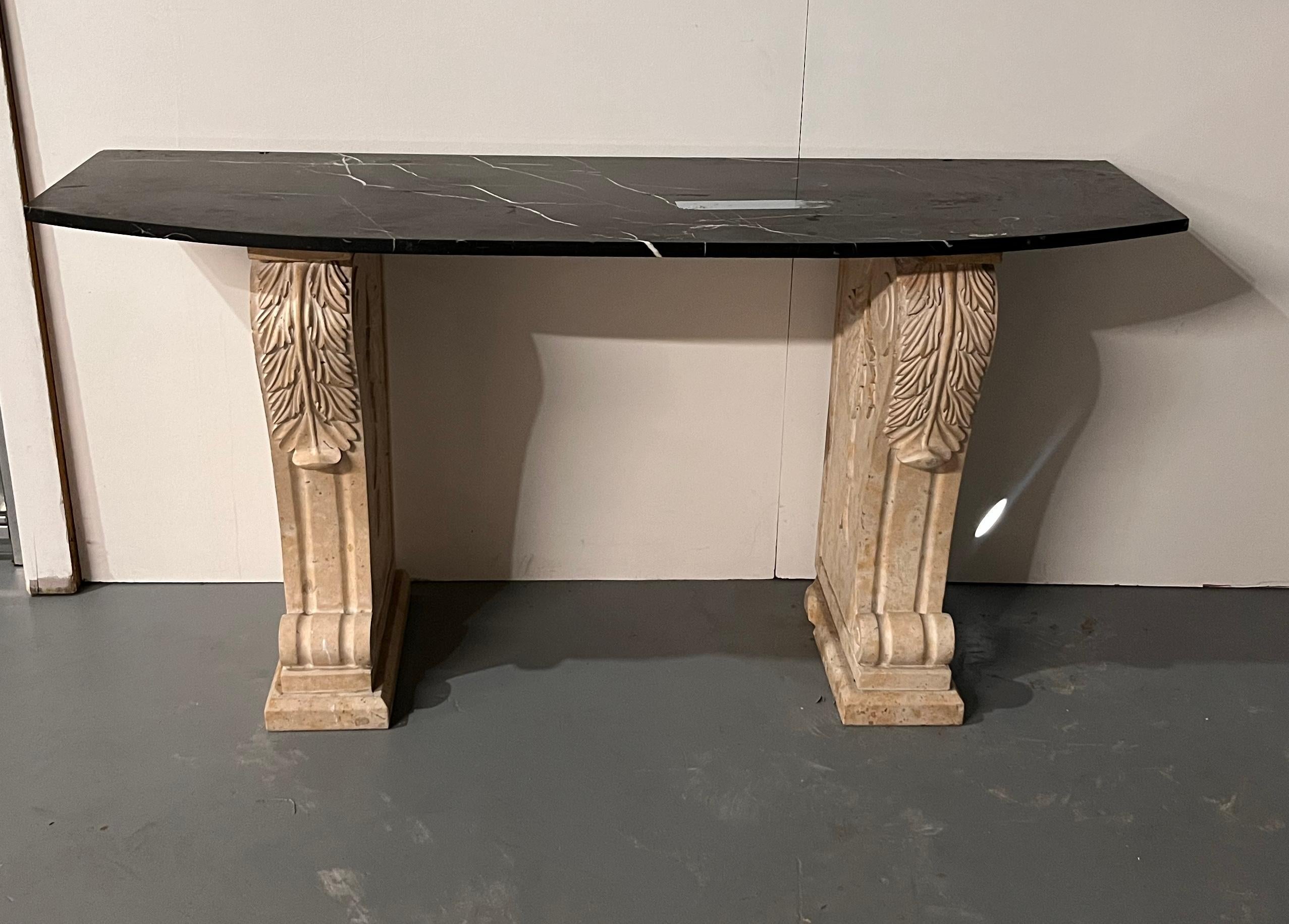 Marble and stone Consol Table For Sale 6