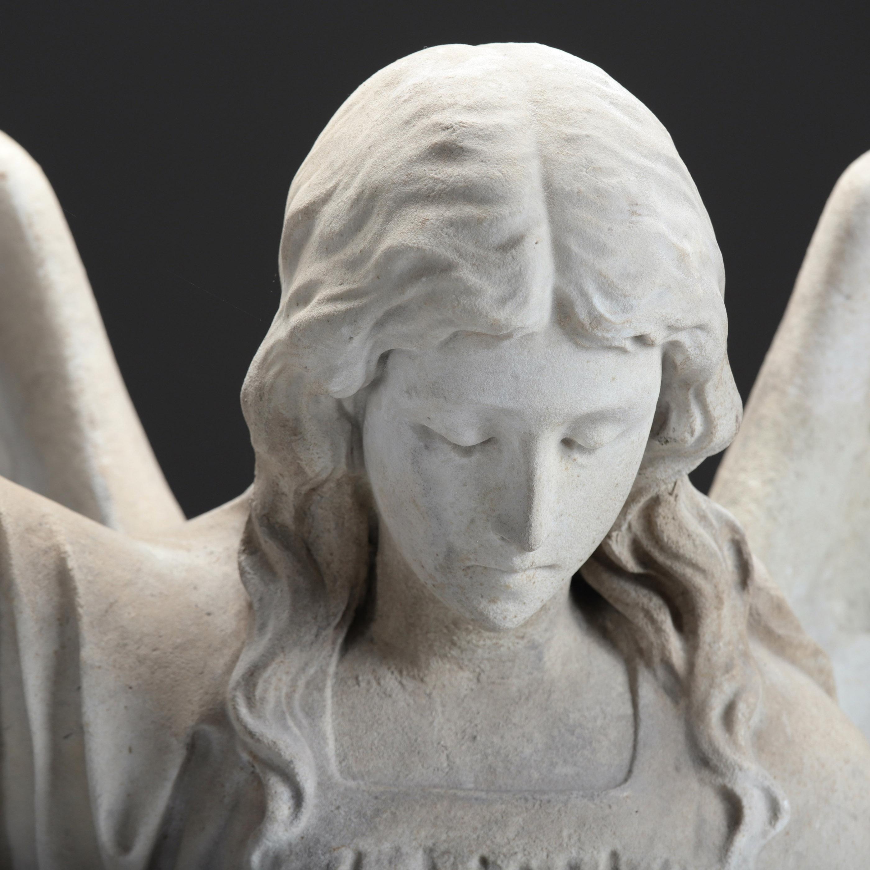 Marble Angel, c.1860 For Sale 1