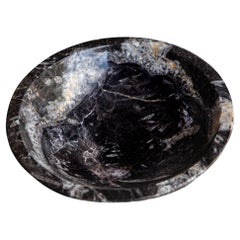 Marble Antique Noir Centre Bowl, Italy, 20th Century