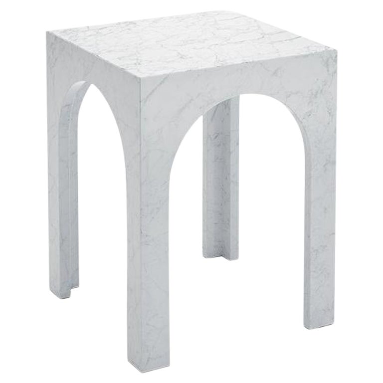 Marble Arc Tall Coffee Table by Sebastian Scherer For Sale